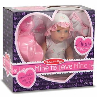 Melissa &amp; Doug - Babypop Annie met toebehoren