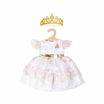 Poppenjurk Prinses met Kroon, 35-45 cm