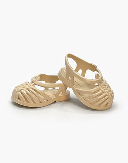 Minikane poppensandalen beige voor Gordi pop 34cm