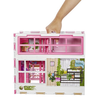 Barbie huis met pop