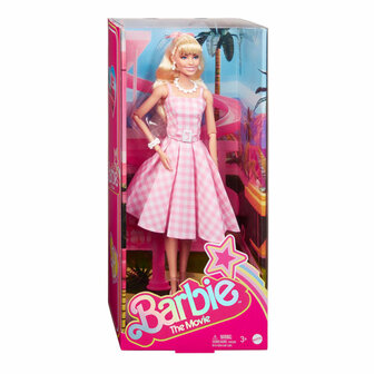 Barbie The Movie Pink Gingham Jurk Modepop