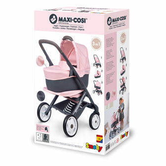 Smoby Maxi-Cosi Poppenwagen, 3in1