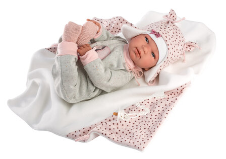 Llorens pop Tina met deken - 44cm