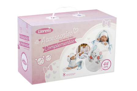 Llorens kledingset en accessoires Tino ballon voor poppen van 44 cm