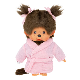 Monchhichi Meisje in badjas (20cm)