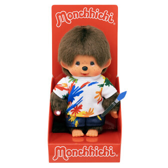 Monchhichi Jongen Kunstenaar (20cm)