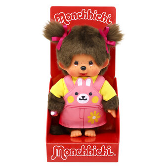 Monchhichi Meisje jurkje konijn (20cm)