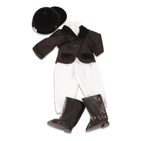 Götz Boutique, combi "horse show outfit", staanpoppen 45-50 cm (Inhoud: 6-delig)