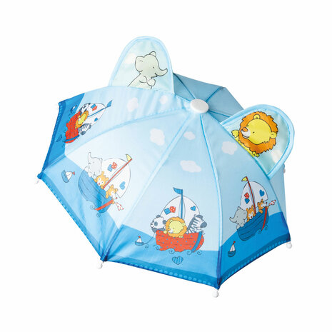 Poppen Regencape met Paraplu en Laarzen, 35-45 cm