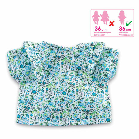 Ma Corolle Blouse Bloemen, 36cm