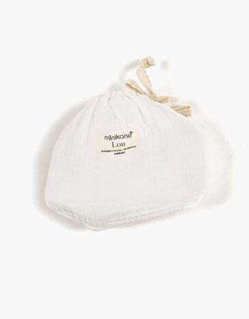 Minikane lou romper off-white voor Gordi poppen van 34cm