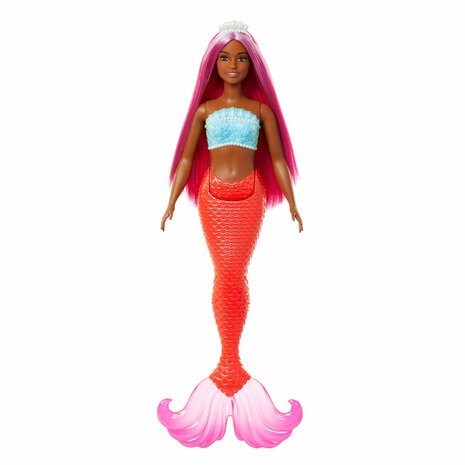 Barbie A Touch of Magic Modepop Zeemeermin Rood