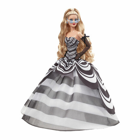 Barbie 65ste Blauwe Saffieren Verjaardag Modepop