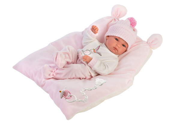 Llorens Babypop Rosa Met Aankleed Kussen 35 Cm