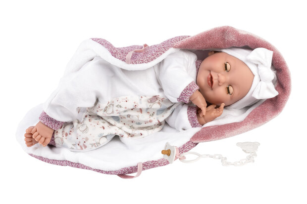 Llorens pop HEIDI met omslagdoek - 42 cm