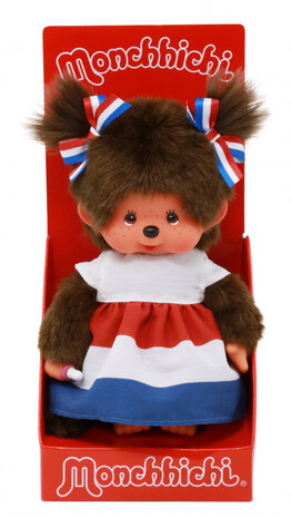 Monchhichi Meisje Nederlands (20cm)