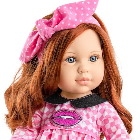 Paola Reina Pop Soy Tu Becky Roze/Geruit (42Cm)