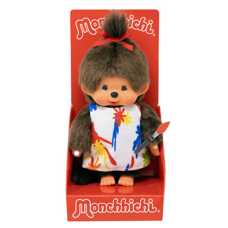 Monchhichi Meisje Kunstenaar (20cm)