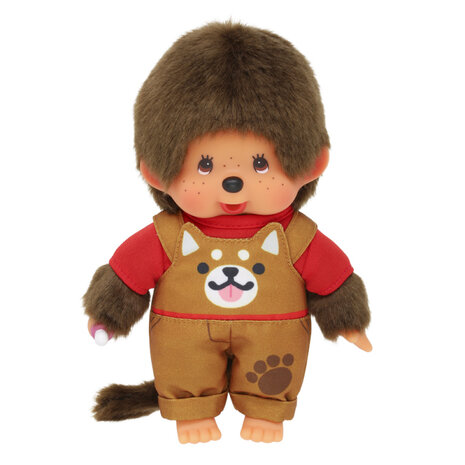 Monchhichi Jongen tuinbroek hond (20cm)